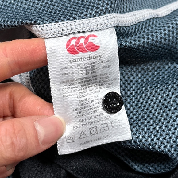 Canterbury New Zealand Blackcaps Cricket T20 Black Brown Jersey Mens XL - Picture 5 of 8